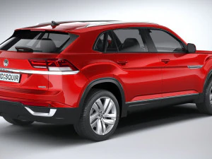 Volkswagen Atlas Cross Sport Regular 2021 3D Model