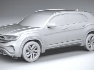 Volkswagen Atlas Cross Sport Regular 2021 3D Model