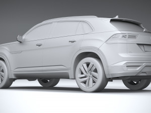 Volkswagen Atlas Cross Sport Regular 2021 3D Модель
