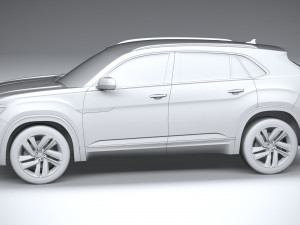 Volkswagen Atlas Cross Sport Regular 2021 3D Модель
