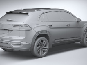 Volkswagen Atlas Cross Sport Regular 2021 3D Модель