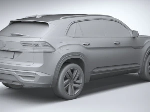Volkswagen Atlas Cross Sport Regular 2021 3D Model