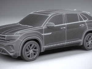 Volkswagen Atlas Cross Sport Regular 2021 3D Модель