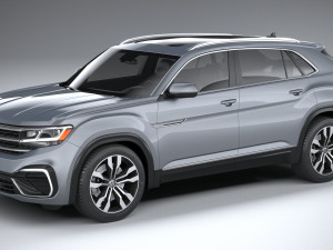 Volkswagen Atlas Cross Sport R-line 2021 3D Модель