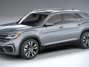 Volkswagen Atlas Cross Sport R-line 2021 г. 3D Модель
