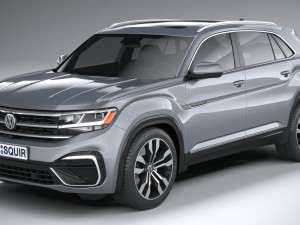 Volkswagen Atlas Cross Sport R-line 2021 3D 모델