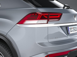 Volkswagen Atlas Cross Sport R-line 2021 3D 모델