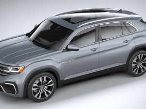 Volkswagen Atlas Cross Sport R-line 2021 3D 모델