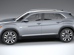 Volkswagen Atlas Cross Sport R-line 2021 3D 모델