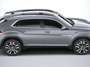 Volkswagen Atlas Cross Sport R-line 2021 3D 모델