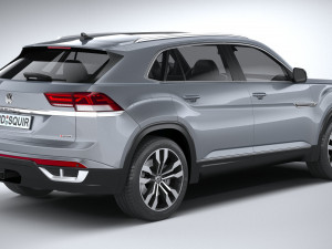 Volkswagen Atlas Cross Sport R-line 2021 3D 모델