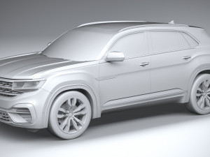 Volkswagen Atlas Cross Sport R-line 2021 3D 모델
