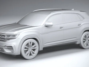 Volkswagen Atlas Cross Sport R-line 2021 3D Model