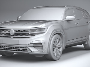 Volkswagen Atlas Cross Sport R-line 2021 3D 모델