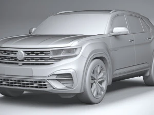 Volkswagen Atlas Cross Sport R-line 2021 3D Model