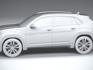 Volkswagen Atlas Cross Sport R-line 2021 3D 모델