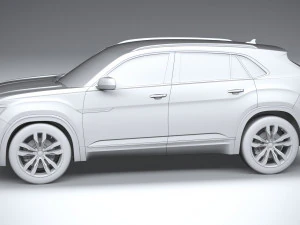 Volkswagen Atlas Cross Sport R-line 2021 3D Model