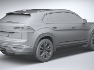 Volkswagen Atlas Cross Sport R-line 2021 3D 모델