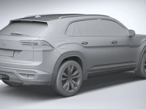 Volkswagen Atlas Cross Sport R-line 2021 3D Model