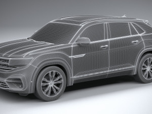 Volkswagen Atlas Cross Sport R-line 2021 3D 모델