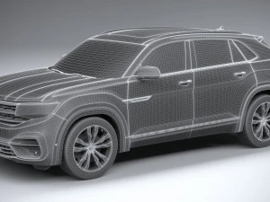 Volkswagen Atlas Cross Sport R-line 2021 3D Model