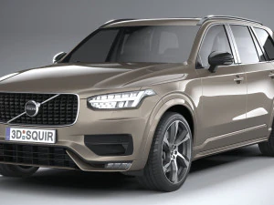 Volvo XC90 R-Design 2020 3D Model