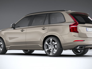 Volvo XC90 R-Design 2020 Modèle 3D