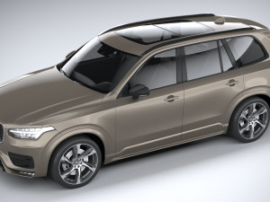 Volvo XC90 R-Design 2020 Modèle 3D