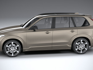 Volvo XC90 R-Design 2020 Modèle 3D