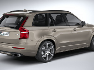 Volvo XC90 R-Design 2020 Modèle 3D