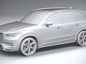 Volvo XC90 R-Design 2020 Modèle 3D