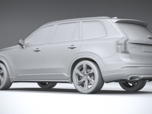 Volvo XC90 R-Design 2020 Modèle 3D