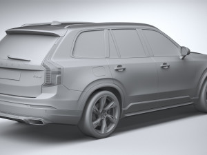 Volvo XC90 R-Design 2020 Modèle 3D