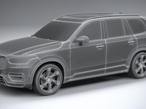 Volvo XC90 R-Design 2020 Modèle 3D