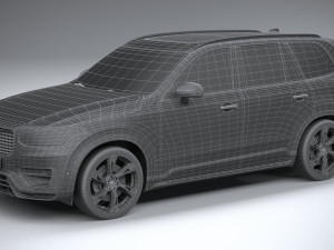 Volvo XC90 R-Design 2020 Modèle 3D