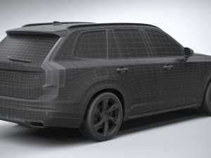 Volvo XC90 R-Design 2020 Modèle 3D