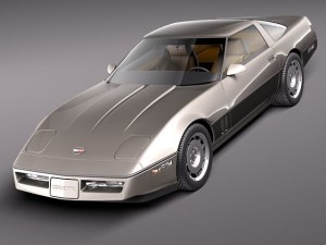 Chevrolet Corvette C4 Coupe 3D 模型