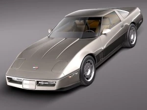 Chevrolet Corvette C4 Coup&eacute; Modèle 3D