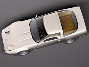Chevrolet Corvette C4 Coupe 3D Model