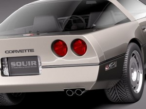 Chevrolet Corvette C4 Coupe 3D Model