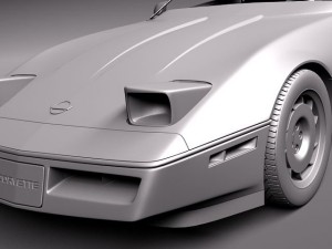 Chevrolet Corvette C4 Coupe 3D Model