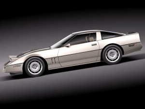 Chevrolet Corvette C4 Coupe 3D Model