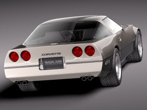 Chevrolet Corvette C4 Coupe 3D Model