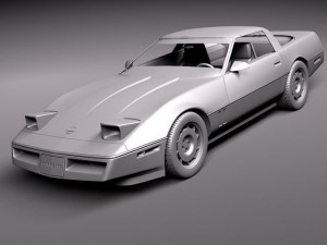 Chevrolet Corvette C4 Coupe 3D Model