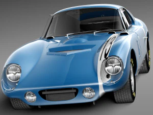 Shelby Daytona Cobra Coupe 1964 3D Model