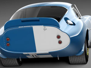 Shelby Daytona Cobra Coupe 1964 3D Model