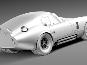 Shelby Daytona Cobra Coupe 1964 3D Model