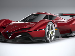 Alfa Romeo 8C-R Tazio 2020 3D Модель
