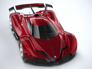 Alfa Romeo 8C-R Tazio 2020 3D Модель