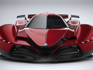 Alfa Romeo 8C-R Tazio 2020 3D Модель